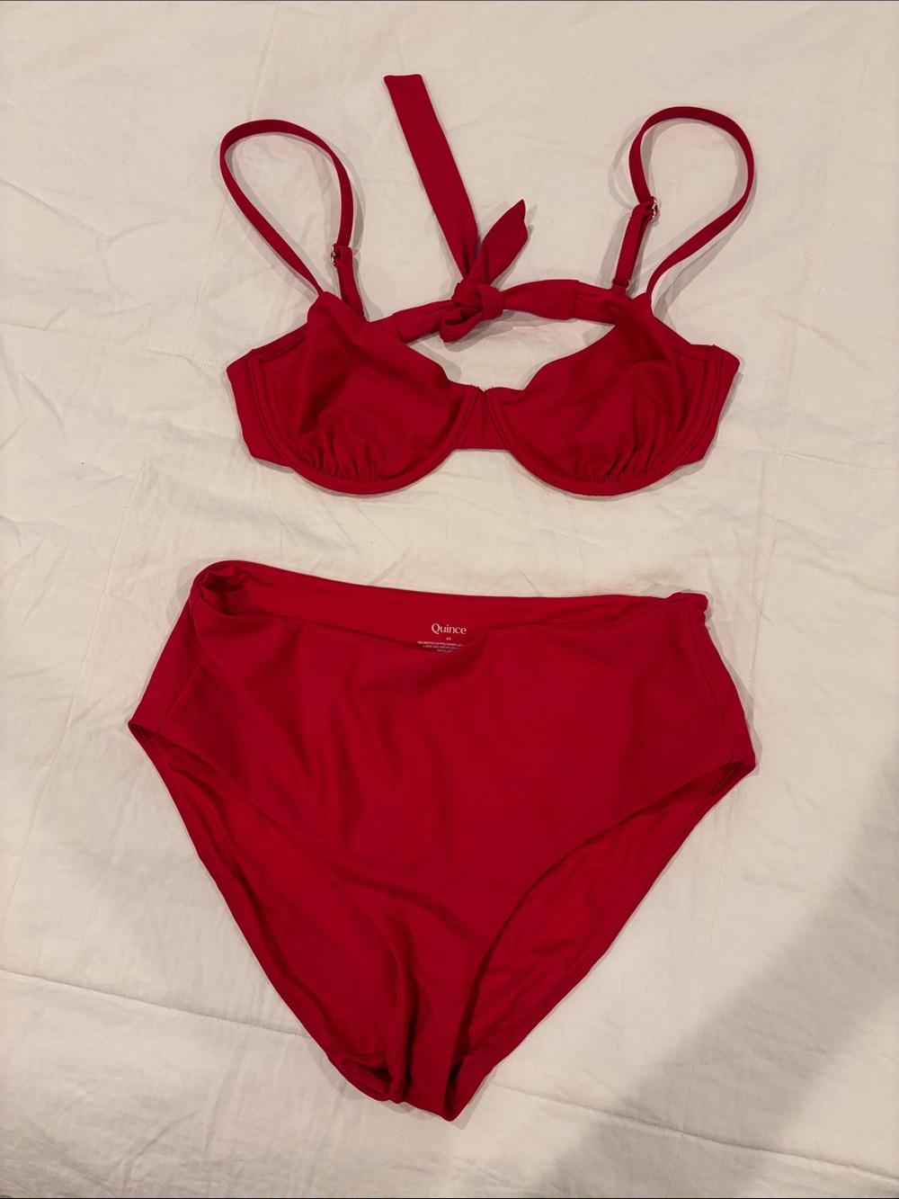 Quince Red Women’s Bikini Set - s/xs